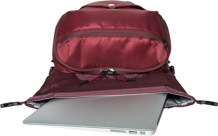Рюкзак VICTORINOX Altmont Deluxe Rolltop Laptop 15'', бордовый, полиэфирная ткань, 29x18x48 см, 19 л