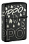 Зажигалка ZIPPO Classic с покрытием Black Matte, латунь/сталь, черная, матовая, 38x13x57 мм
