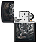 Зажигалка ZIPPO Spazuk Design с покрытием Black Matte, латунь/сталь, чёрная, матовая, 38x13x57 мм