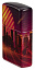 Зажигалка ZIPPO Cyber City с покрытием 540 Matte, латунь/сталь, оранжевая 38x13x57 мм
