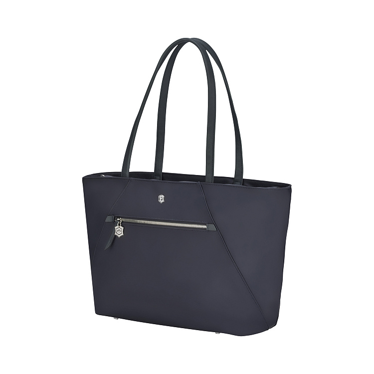 Сумка VICTORINOX Victoria Signature Tote, синяя, нейлон/кожа, 51x15x30 см, 19 л