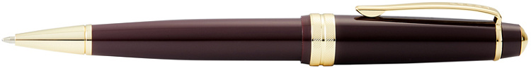 Шариковая ручка Cross Bailey Light Polished Burgundy Resin and Gold Tone