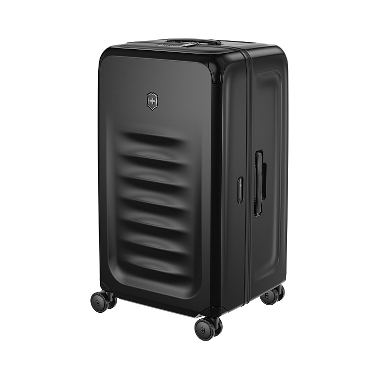 Чемодан VICTORINOX Spectra™ 3.0 Trunk Large Case, чёрный, поликарбонат Sorplas™, 42x36x76 см, 99 л
