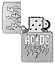 Зажигалка ZIPPO AC/DC с покрытием Street Chrome, латунь/сталь, серебристая, 38x13x57 мм