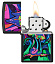 Зажигалка ZIPPO Counter Culture с покрытием Black Light, латунь/сталь, черная,матовая 38x13x57 мм