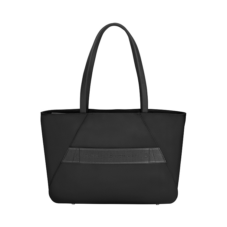 Сумка VICTORINOX Victoria Signature Tote, черная, нейлон/кожа, 51x15x30 см, 19 л