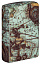 Зажигалка ZIPPO Compass Design с покрытием 540 Matte, латунь/сталь, разноцветная, 38x13x57 мм