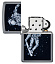 Зажигалка ZIPPO Skateboarding Astronaut с покрытием Flat Grey, латунь/сталь, серая, 38x13x57 мм