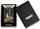 Зажигалка ZIPPO Linda Picken с покрытием Black Matte, латунь/сталь, черная, матовая, 38x13x57 мм