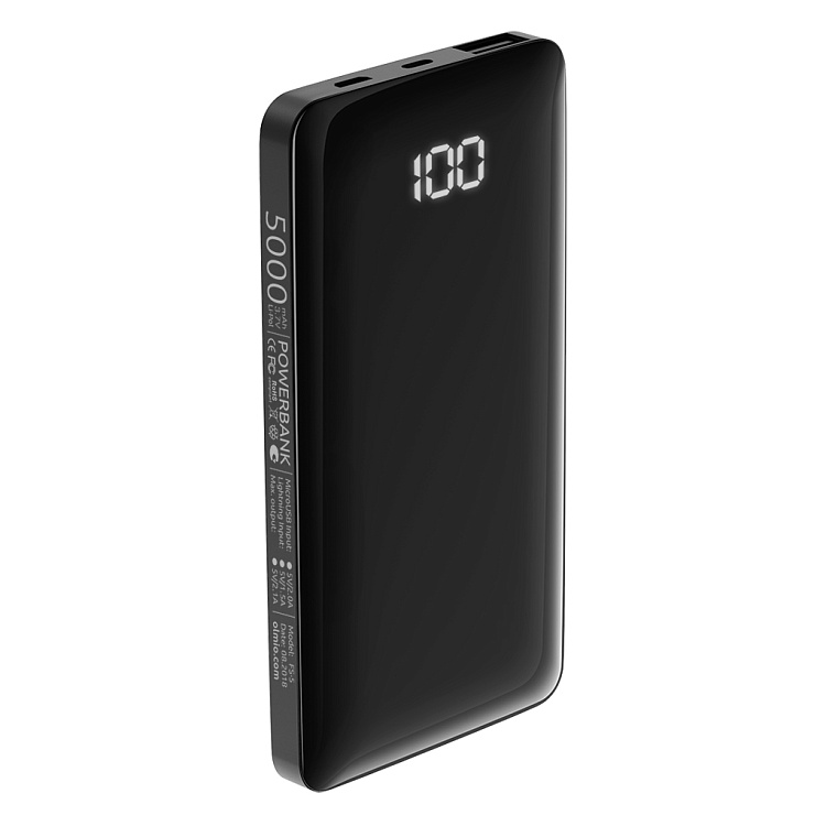 Внешний аккумулятор FS-5, 5000mAh, black, OLMIO,