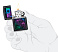 Зажигалка ZIPPO Tarot Card с покрытием Black Matte, латунь/сталь, чёрная, матовая, 38x13x57 мм