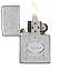 Зажигалка ZIPPO Crown Stamp™ с покрытием High Polish Chrome, латунь/сталь, серебристая, 38x13x57 мм