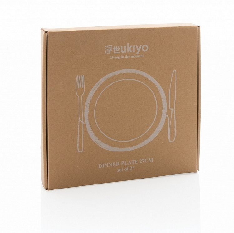 Набор керамических тарелок Ukiyo, 2