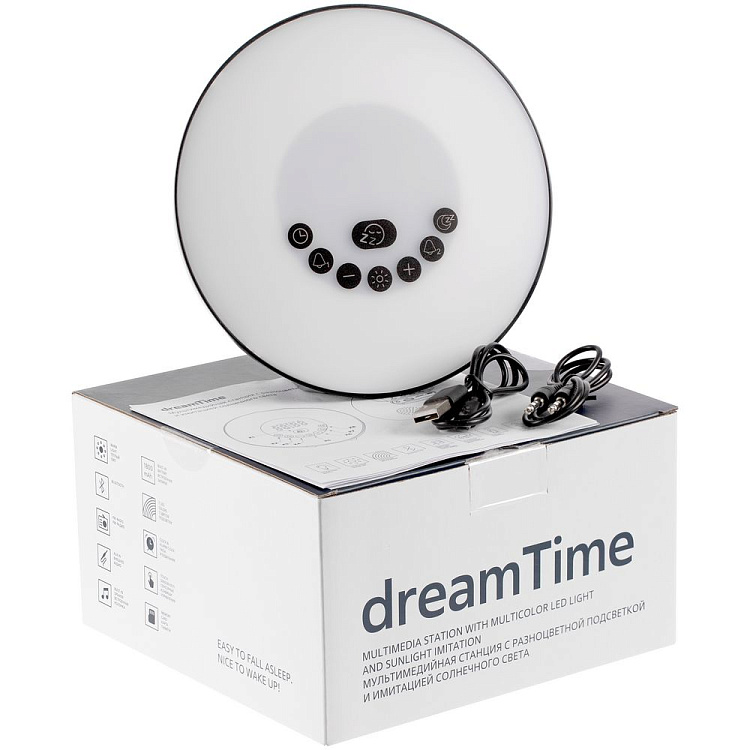 Лампа-колонка со световым будильником dreamTime