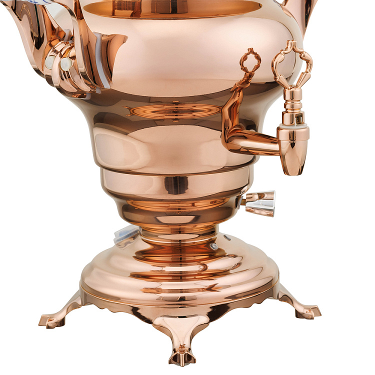 Самовар BEEM модель Odessa, 3 литра, золотистый