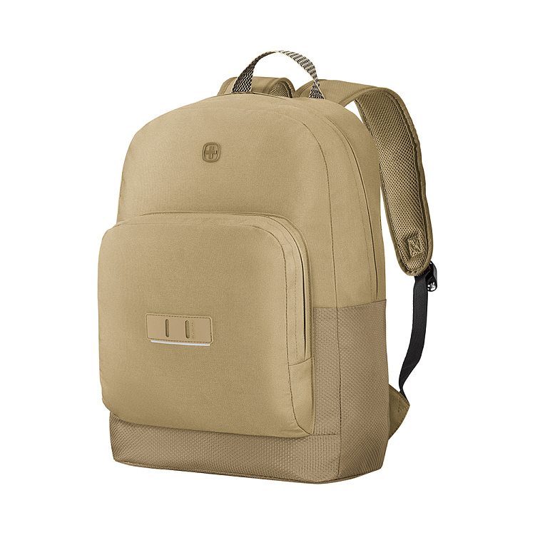 Рюкзак WENGER Crango 16", бежевый, переработанный ПЭТ/Полиэстер, 33х22х46 см, 27 л.
