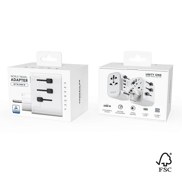 Зарядное устройство Unity One, 2300 Вт, белое