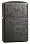 Зажигалка ZIPPO Classic с покрытием Gray, латунь/сталь, серая, матовая, 38x13x57 мм