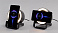 Bluetooth колонка-подставка "Smart Loud" с беспроводным (10W) зарядным устройством, лампой и подсветкой логотипа