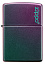 Зажигалка ZIPPO Logo с покрытием Iridescent, латунь/сталь, фиолетовая, матовая, 38x13x57 мм