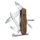 Нож перочинный VICTORINOX Hiker, 91 мм, 11 функций, деревянная рукоять
