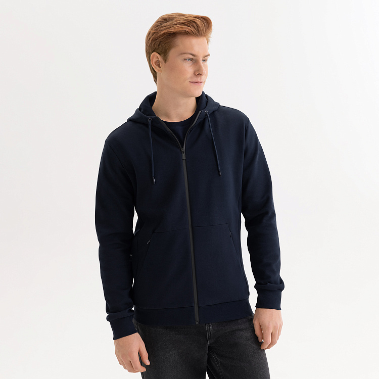 Толстовка на молнии с капюшоном MATEO