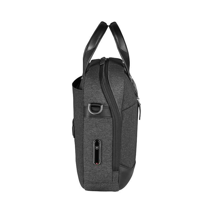 Портфель VICTORINOX Architecture Urban2 Briefcase 15'', серый, полиэстер/кожа, 42x13x31 см, 16 л