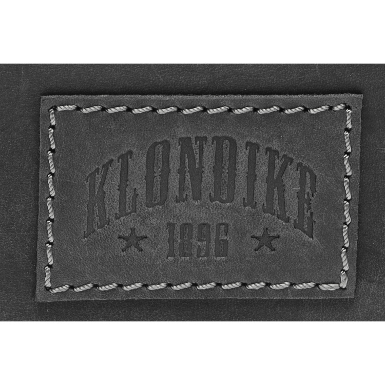 Сумка KLONDIKE Native, натуральная кожа в черном цвете, 35 х 13 х 36 см
