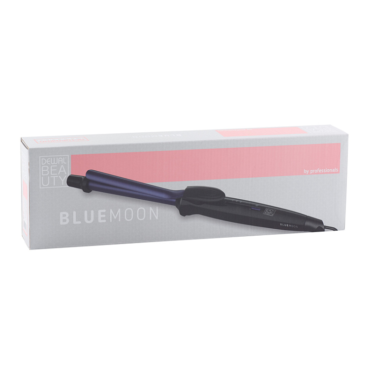 Плойка для волос DEWAL BEAUTY Blue Moon, 16 мм, черная