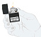 Зажигалка ZIPPO License Plate с покрытием Black Matte, латунь/сталь, черная, 38x13x57 мм
