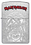 Зажигалка ZIPPO Iron Maiden с покрытием Street Chrome, латунь/сталь, серебристая, 38x13x57 мм