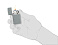 Зажигалка ZIPPO Slim® с покрытием Flat Grey, латунь/сталь, серая, глянцевая, 29x10x60 мм