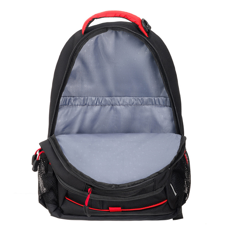 Рюкзак TORBER ROCKIT с отделением для ноутбука 15.6", чёрный/красный, нейлон, 32 х 14 х 50 см, 22л