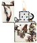 Зажигалка ZIPPO Spazuk Design с покрытием 540 Matte, латунь/сталь, разноцветная, 38x13x57 мм