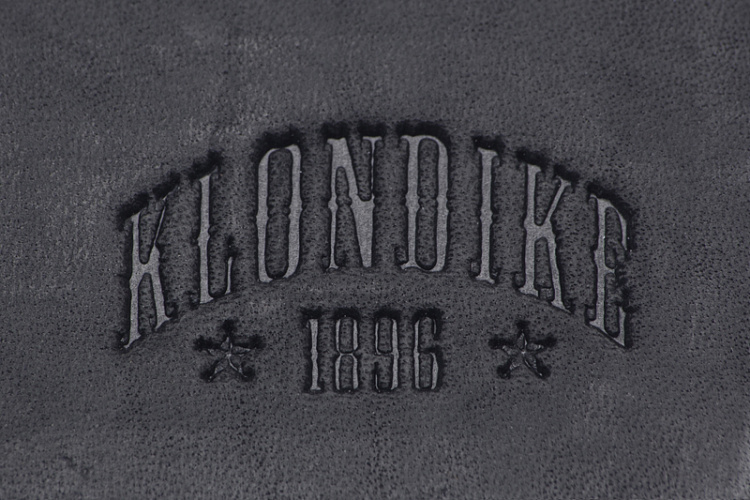 Бумажник KLONDIKE Yukon, натуральная кожа в черном цвете, 10 х 2 х 12,5 см