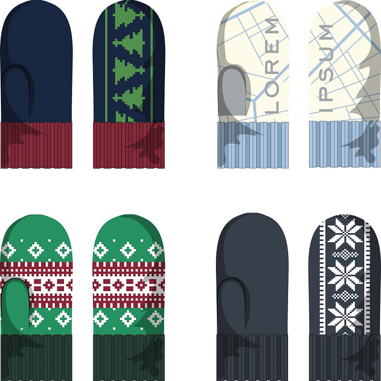 Варежки Joyful на заказ