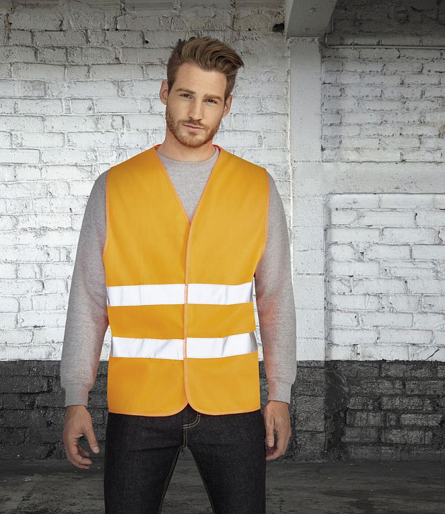 Светоотражающий жилет SECURE PRO с логотипом