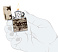Зажигалка ZIPPO Western Design с покрытием 540 Matte, латунь/сталь, белая, 38x13x57 мм