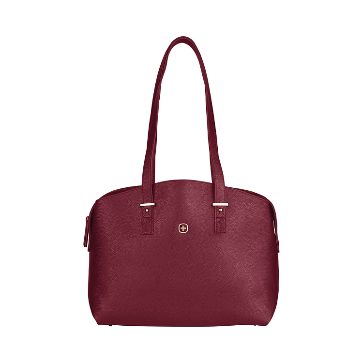 Сумка женская WENGER RosaElli с карманом для ноутбука 14", красная, полиэстер, 37 x29x19 см