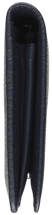 Кошелёк женский BUGATTI Lady Top, тёмно-синий, натуральная воловья кожа, 19,5х2х11,2 см
