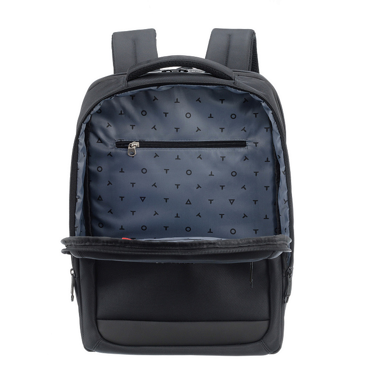 Рюкзак TORBER VOYAGE с отделением для ноутбука 17'', черный, полиэстер 900D, 31х17х44 см, 18 л