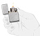 Зажигалка ZIPPO Engine Turn с покрытием High Polish Chrome, латунь/сталь, серебристая, 38x13x57 мм