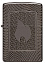 Зажигалка ZIPPO Armor® с покрытием Black Ice®, латунь/сталь, чёрная, 29x10x60 мм