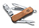 Нож-брелок VICTORINOX NailClip Wood 580, 65 мм, 6 функций, деревянная рукоять