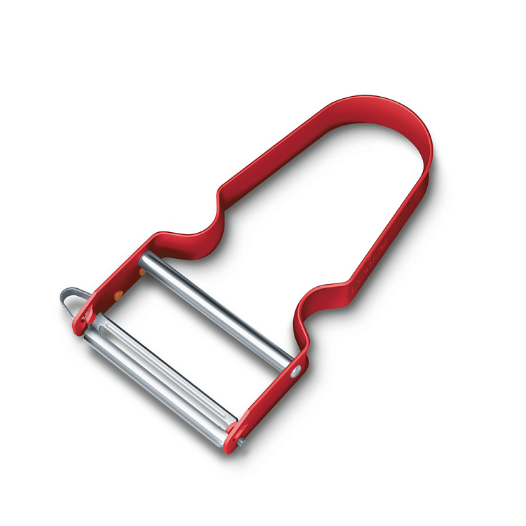 Овощечистка VICTORINOX REX, поворотное лезвие из нержавеющей стали, красная