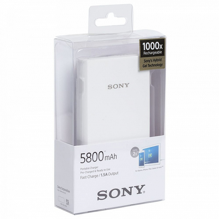Внешний аккумулятор Sony 5800 мАч