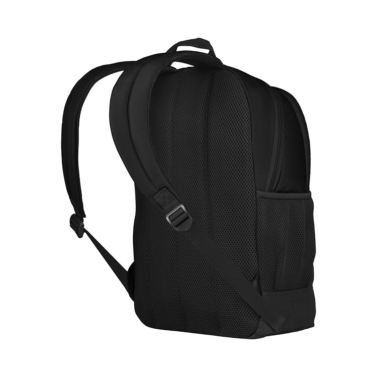 Рюкзак WENGER Quadma 16'', черный, полиэстер, 33x17x43 см, 22 л