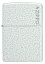 Зажигалка ZIPPO Logo с покрытием Glacier, латунь/сталь, белая, матовая, 38x13x57 мм
