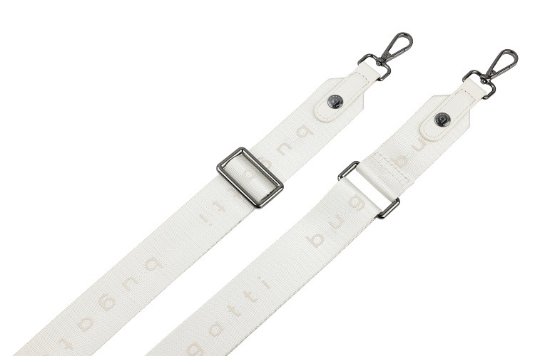 Сумка наплечная женская BUGATTI Almata, с кошельком, бежевая, полиуретан, 27х6х18,5 см