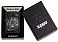 Зажигалка ZIPPO Spazuk Design с покрытием Black Matte, латунь/сталь, чёрная, матовая, 38x13x57 мм